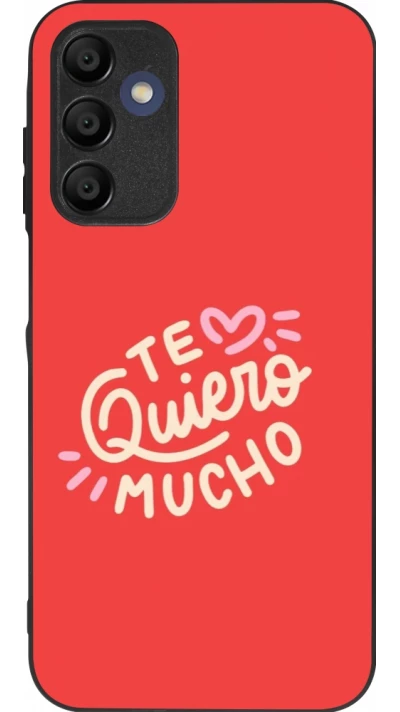 Coque Samsung Galaxy A15 - Silicone rigide noir Saint Valentines Day 26 Te quiero mucho