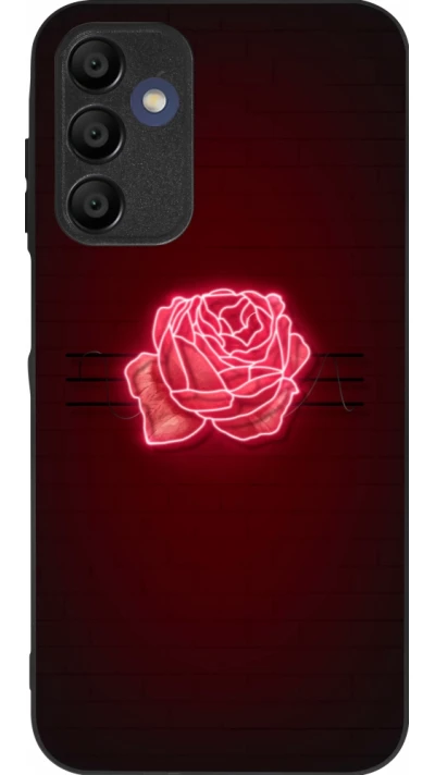 Samsung Galaxy A15 Case Hülle - Silikon schwarz Spring 23 neon rose