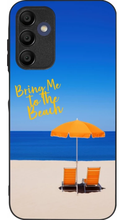Samsung Galaxy A15 Case Hülle - Silikon schwarz Summer 2025 Bring me to the beach