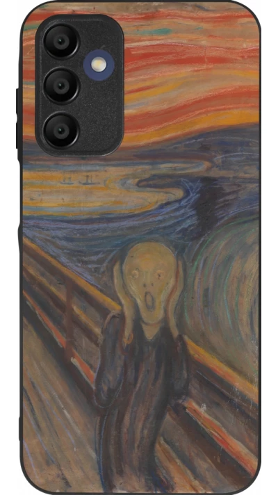 Coque Samsung Galaxy A15 - Silicone rigide noir Tableau art - Le Cri - Edvard Munch