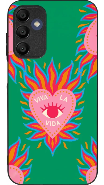 Samsung Galaxy A15 Case Hülle - Silikon schwarz Viva la vida 2026