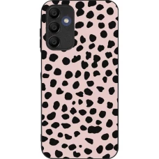 Coque Samsung Galaxy A15 - Silicone rigide noir Wild Leopard Pink