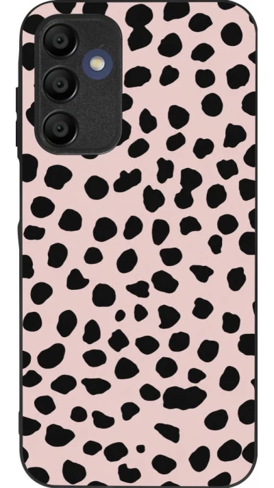 Coque Samsung Galaxy A15 - Silicone rigide noir Wild Leopard Pink