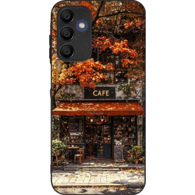Samsung Galaxy A16 Case Hülle - Silikon schwarz Autumn 25 Coffee shop