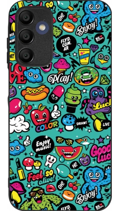 Samsung Galaxy A16 Case Hülle - Silikon schwarz Cartoons old school