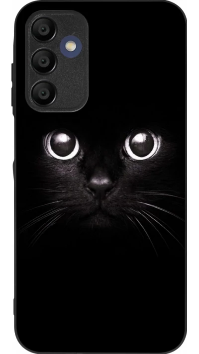 Samsung Galaxy A16 Case Hülle - Silikon schwarz Cat eyes