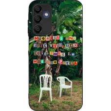 Samsung Galaxy A16 Case Hülle - Silikon schwarz Chairs DTMF