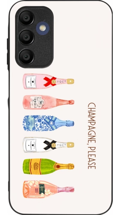 Samsung Galaxy A16 Case Hülle - Silikon schwarz Champagne Please