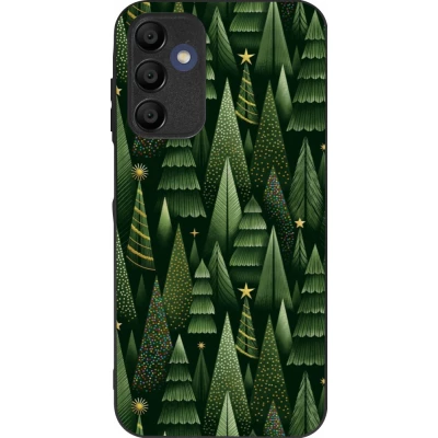 Samsung Galaxy A16 Case Hülle - Silikon schwarz Christmas 25 Pattern Xmas Tree
