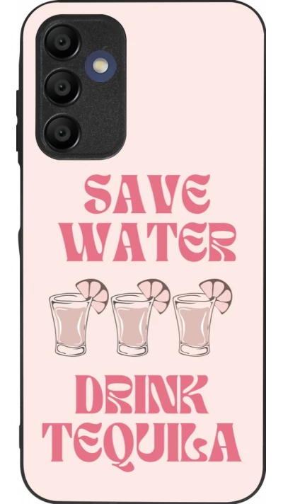 Samsung Galaxy A16 Case Hülle - Silikon schwarz Cocktail Save Water Drink Tequila
