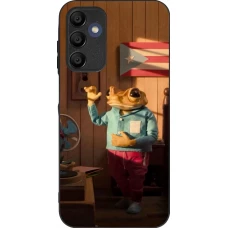 Samsung Galaxy A16 Case Hülle - Silikon schwarz Dancing frog DTMF