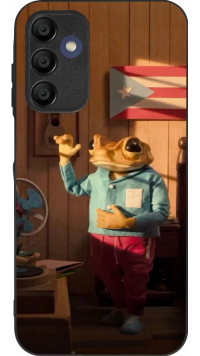 Samsung Galaxy A16 Case Hülle - Silikon schwarz Dancing frog DTMF