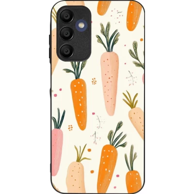Coque Samsung Galaxy A16 - Silicone rigide noir Easter 2026 Illustration carrots