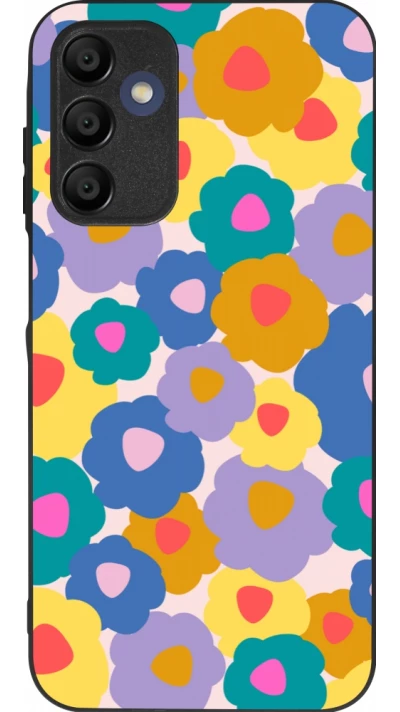 Samsung Galaxy A16 Case Hülle - Silikon schwarz Easter 2024 flower power