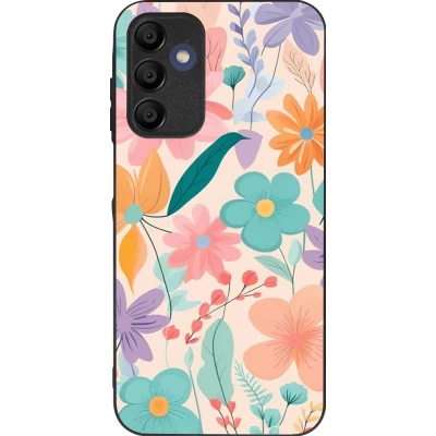 Samsung Galaxy A16 Case Hülle - Silikon schwarz Easter 2024 spring flowers