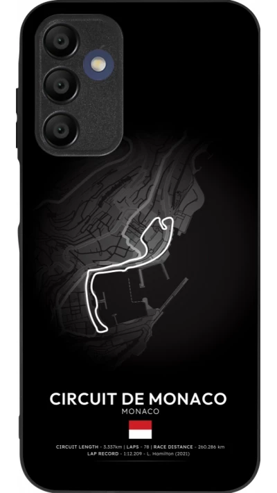 Samsung Galaxy A16 Case Hülle - Silikon schwarz F1 Track 2025 Monaco