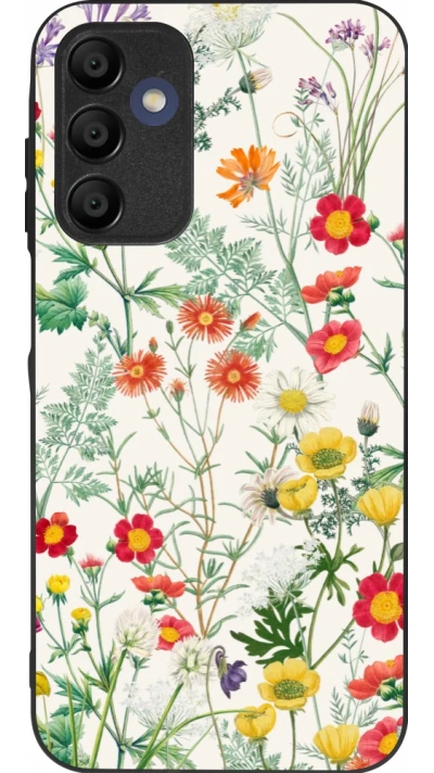 Samsung Galaxy A16 Case Hülle - Silikon schwarz Flora Botanical Wildlife