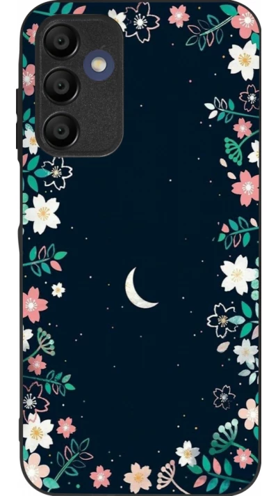Samsung Galaxy A16 Case Hülle - Silikon schwarz Flowers space