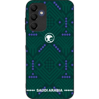 Samsung Galaxy A16 Case Hülle - Silikon schwarz Saudi Arabien 2026 personalisierbares Fussballtrikot