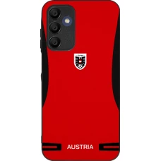 Coque Samsung Galaxy A16 - Silicone rigide noir Maillot de football Autriche 2026 personnalisable