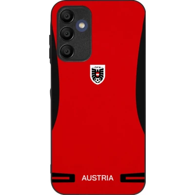 Samsung Galaxy A16 Case Hülle - Silikon schwarz O?sterreich 2026 personalisierbares Fussballtrikot