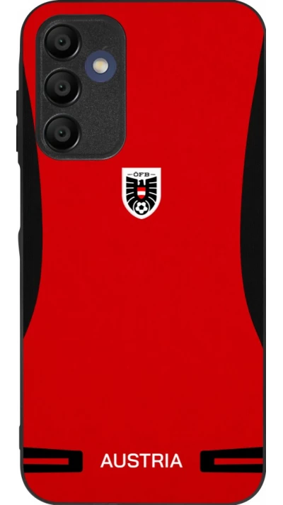 Samsung Galaxy A16 Case Hülle - Silikon schwarz O?sterreich 2026 personalisierbares Fussballtrikot