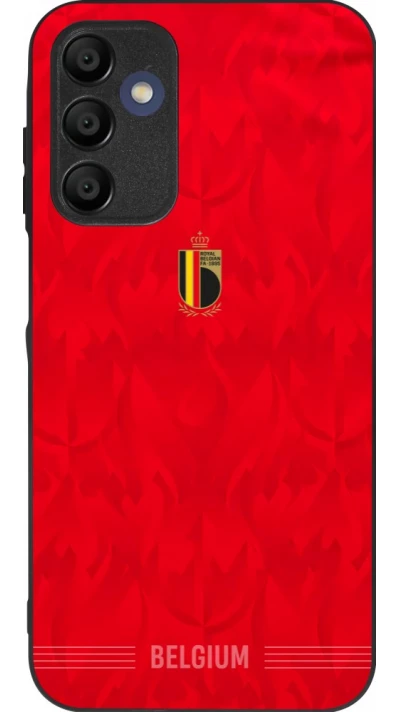 Coque Samsung Galaxy A16 - Silicone rigide noir Maillot de football Belgique 2026 personnalisable