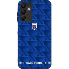 Coque Samsung Galaxy A16 - Silicone rigide noir Maillot de football Cap-Vert 2026 personnalisable