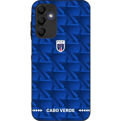 Samsung Galaxy A16 Case Hülle - Silikon schwarz Kap Verde 2026 personalisierbares Fussballtrikot