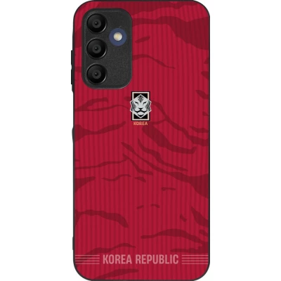 Samsung Galaxy A16 Case Hülle - Silikon schwarz Südkorea 2026 personalisierbares Fussballtrikot