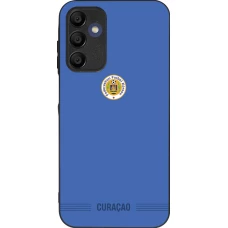 Samsung Galaxy A16 Case Hülle - Silikon schwarz Curaçao 2026 personalisierbares Fussballtrikot
