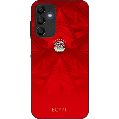 Samsung Galaxy A16 Case Hülle - Silikon schwarz Ägypten 2026 personalisierbares Fussballtrikot