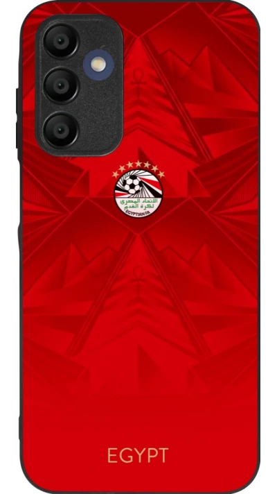 Coque Samsung Galaxy A16 - Silicone rigide noir Maillot de football Égypte 2026 personnalisable