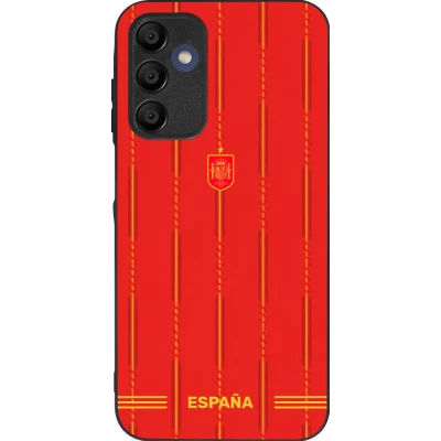 Samsung Galaxy A16 Case Hülle - Silikon schwarz Spanien 2026 personalisierbares Fussballtrikot
