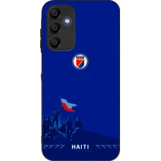 Coque Samsung Galaxy A16 - Silicone rigide noir Maillot de football Haiti 2026 personnalisable