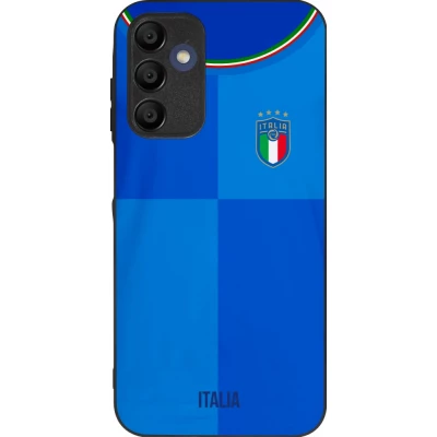 Samsung Galaxy A16 Case Hülle - Silikon schwarz Italien 2022 personalisierbares Fußballtrikot