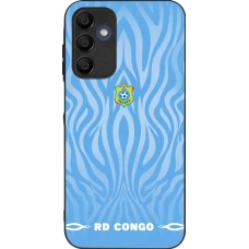 Samsung Galaxy A16 Case Hülle - Silikon schwarz Demokratische Republik Kongo 2026 personalisierbares Fussballtrikot