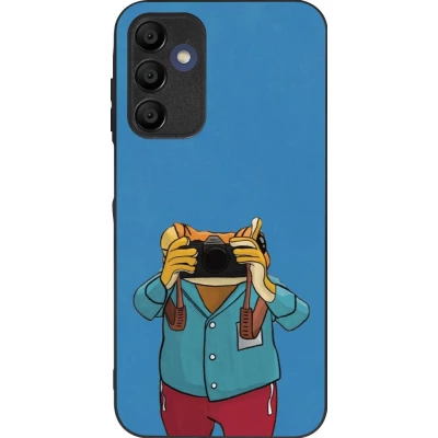 Samsung Galaxy A16 Case Hülle - Silikon schwarz Frog with camera DTMF