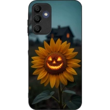 Samsung Galaxy A16 Case Hülle - Silikon schwarz Halloween 2026 Evil Sunflower