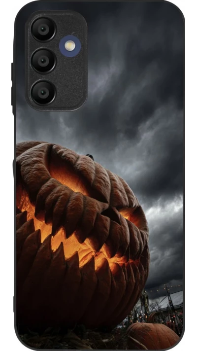 Samsung Galaxy A16 Case Hülle - Silikon schwarz Halloween 2026 The Wicked Pumpkin