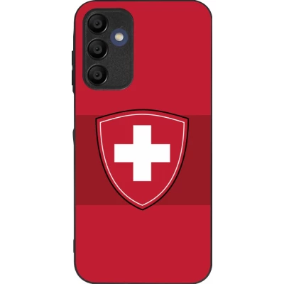 Coque Samsung Galaxy A16 - Silicone rigide noir Hockey World Championship Ecusson Suisse