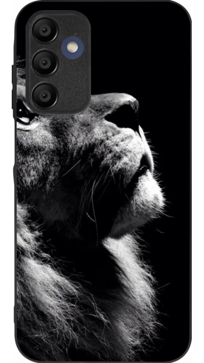 Coque Samsung Galaxy A16 - Silicone rigide noir Lion looking up