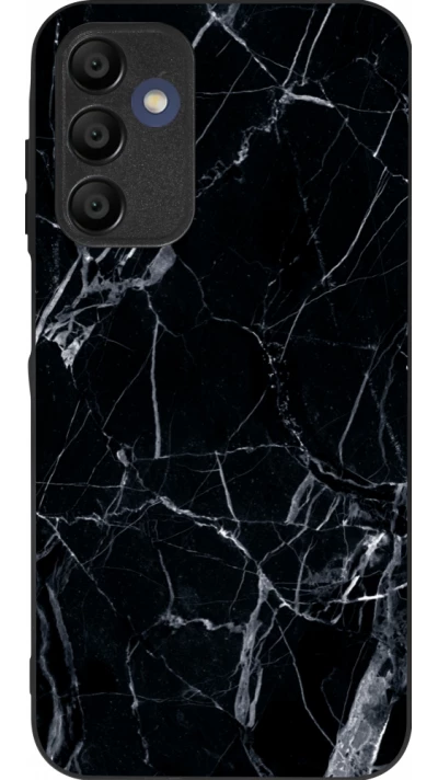Coque Samsung Galaxy A16 - Silicone rigide noir Marble Black 01