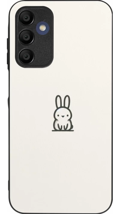 Samsung Galaxy A16 Case Hülle - Silikon schwarz Minimal Häschen Süße