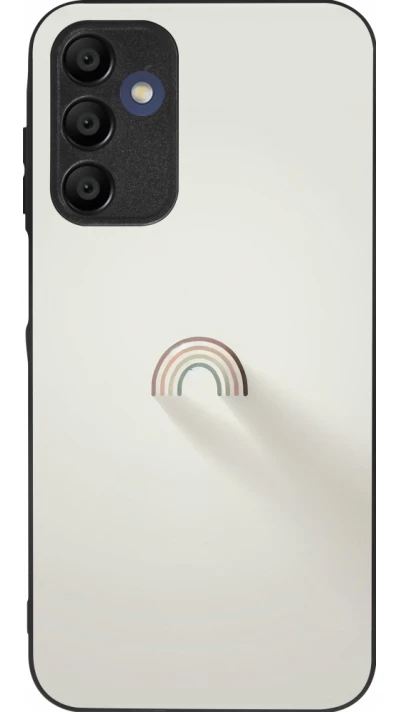 Coque Samsung Galaxy A16 - Silicone rigide noir Mini Rainbow Minimal