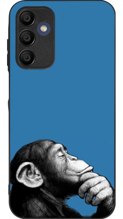 Samsung Galaxy A16 Case Hülle - Silikon schwarz Monkey Pop Art