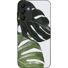 Samsung Galaxy A16 Case Hülle - Silikon schwarz Monstera Plant