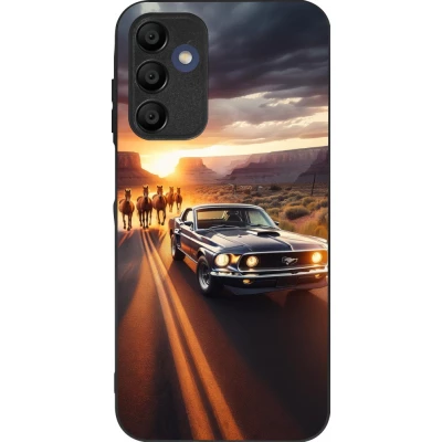 Samsung Galaxy A16 Case Hülle - Silikon schwarz Mustang 69 Grand Canyon