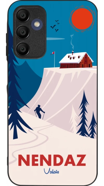 Samsung Galaxy A16 Case Hülle - Silikon schwarz Nendaz Cabane Ski