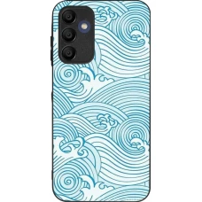 Samsung Galaxy A16 Case Hülle - Silikon schwarz Ocean Waves